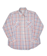 Vintage Levis Shirt Mens XL Plaid Button Up Long Sleeve Woven 80s USA Ol... - £22.81 GBP