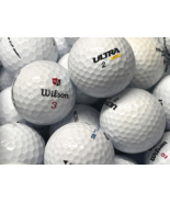 12 Near Mint AAAA White Wilson Used Golf Balls...Asst Staff, Duo, Triad ... - $16.40