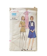 Vintage Vogue 8271 Misses Maxi Dress Tunic Pants Pattern UNCUT FF Size 8... - $147.62 MXN