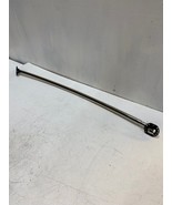 Silver Curved Rod 39-1/2&quot; Can Extend to 6 ft. Long with Black Hardware 1... - €34,60 EUR
