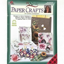 PAPER CRAFTS DECORATIVE PAINTING INSTRUCTION BOOK #9714 BY DONNA DEWBERR... - £3.97 GBP