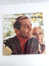 Al Martino This Love For You Vinyl 12&quot; Record 1967 Capitol - £2.28 GBP