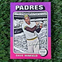 1975 Dave Winfield Topps inspired Art Card Limited 1 of 50 RetroArt R75 ACEO - £5.54 GBP