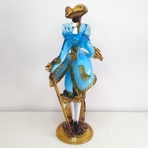 Franco Toffolo Courtesan Figurine, Venetian Glass Company, Vintage, Some... - $62.31