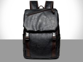 Black Backpack Fashion Style Unisex School Backpack For Teenage Boy - £56.09 GBP