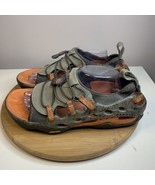 Merrell Hydro Mens Size 11 Sandals Gray Orange Vibram Water Shoes - £30.96 GBP