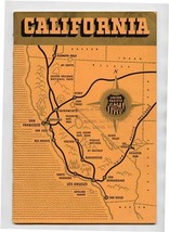 Union Pacific Railroad California Booklet 1940 Route Maps Photos Parks - £15.03 GBP