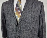 Vintage 50s Richman Bros Mid Century Atomic Fleck Tweed Sport Coat Gray ... - £135.45 GBP