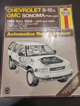Haynes Repair Manual 24071 Chevy S10 GMC Sonoma Bravada Hombre 1994-1998 - £7.76 GBP