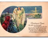 Christmas Cheer Poem Angel Three Wise Men North Star UNP DB Postcard Y9 - $4.69