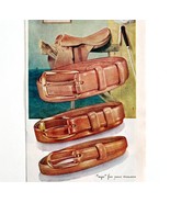 Paris Tallowed Bridle Leather 1952 Advertisement Clothing Accessories DWEE8 - $19.99
