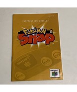 Pokemon Snap Instruction Manual Booklet ONLY - Nintendo 64 - $18.69