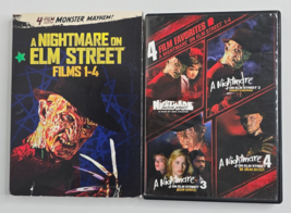 A Nightmare on Elm Street Films 1-4 Monster Mayhem 4 DVD Collection w/Slipcase - £7.72 GBP