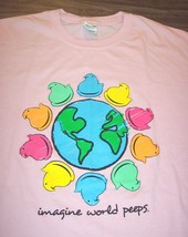 PEEPS Imagine World Peeps Candy T-Shirt MENS XL PINK - £15.48 GBP