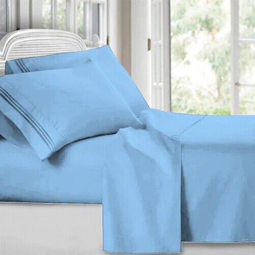 Primary image for Egyptian Comfort  2200 4 Piece Bed Sheet Set   Deep Pocket Bed Sheets Sets Baby 