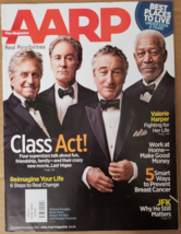Robert de Niro, Michael Douglas, Morgan Freeman, Kevin Kline in AARP Magazine - £6.22 GBP