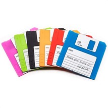 Floppy Disk Coasters For Coffee Table - 6Pcs Floppy Disks Cute Coaster Table - £30.83 GBP