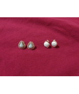 925 Sterling Silver Larimar Blue Pierced Post Earrings Triangle - $13.00