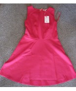 NWT Ted Baker Women&#39;s Skater Dress Cocktail Pink (Sew) sz 8 - 10 sleevel... - $135.11 CAD