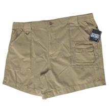 NWT Uzzi Mens Amphibious Gear Boardwalk Cargo Shorts Size 46 Khaki Stretch - €19,75 EUR