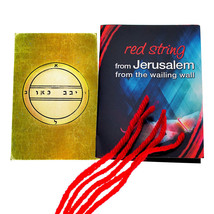 Kabbalah Red String Bracelet x5 from Jerusalem with King Solomon Fertility Seal - £11.86 GBP