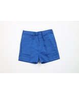 Vintage 60s Streetwear Boys 6 Blank Flat Front Chino Shorts Royal Blue J... - €25,39 EUR
