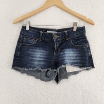 Denim Shorts Juniors Women Celebrity Pink Original Denim Size 3 Blue - £12.47 GBP