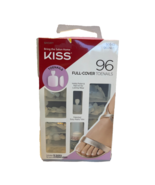 KISS Full Cover Toenails 96 Count Short Artificial Nails - $11.99