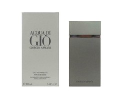 Acqua di Gio 3.4 oz Eau de Toilette Spray Refillable for Men by Giorgio Armani - £74.66 GBP