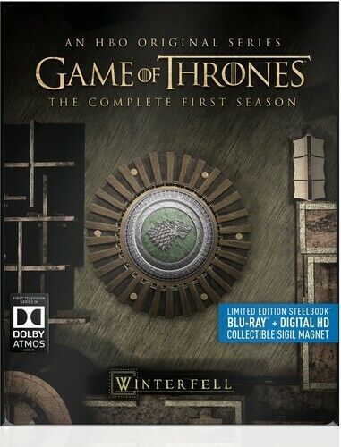 Game of Thrones: 1st Season Limited Edition Steelbook Bluray FACTORY RESEALED - $29.15