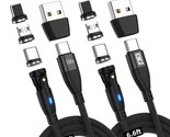 100W Usb C To Usb C Magnetic Charging Cable With 540 Swivel Head [2 Pack... - $46.99