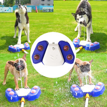 Dog Sprinkler Outdoor Dog Water Fountains Toys Automatic Water Dispenser - £35.38 GBP