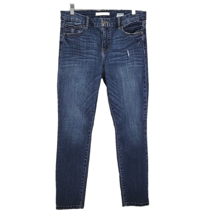 Eunina Womens Jeans Size 11 Greta Mid Rise Skinny Roller Crop 30x27 - $22.76