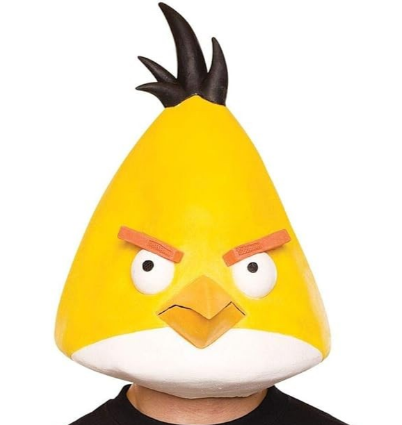 PAPER MAGIC YELLOW BIRD LATEX FACE ADULT HALLOWEEN COSTUME ACCESSORY 6651122 Item image 3