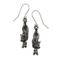 Alchemy Gothic E373  Awaiting The Eventide Earrings - $26.93