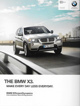2012 BMW X3 sales brochure catalog US 12 xDrive 28i 35i - £6.25 GBP