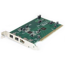 StarTech.com 3 Port 2b 1a 1394 PCI Express FireWire Card Adapter - 1394 FW PCIe  - £69.39 GBP