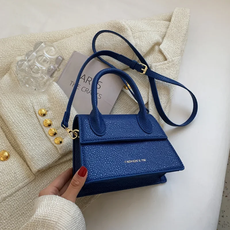 Solid Color Woman Hand Bags Top Brand Handbag Small Size Design Single H... - £24.32 GBP