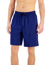 Club Room Men&#39;s Cotton/Modal Pajama Shorts Pomp Blue-Medium - $14.99