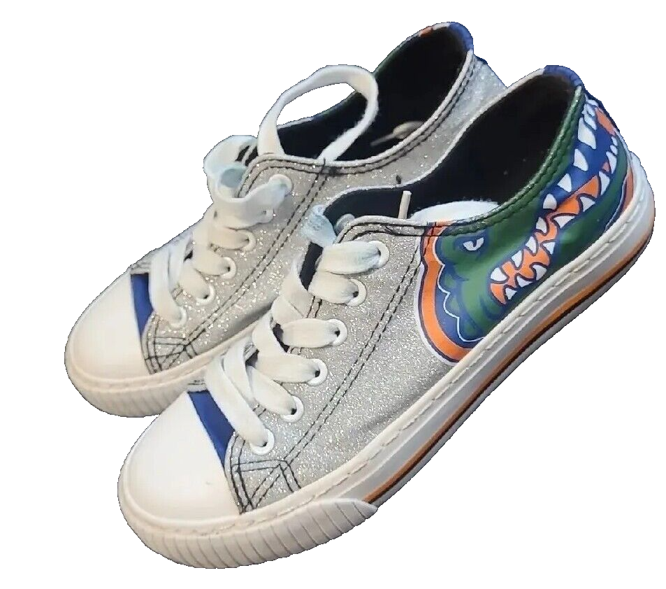 Florida Gators football FOCO size 6  Glitter Low Top Canvas Shoes FOCO 6 - £10.57 GBP