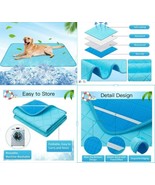 BINGPET Reusable Pee Absorbent and Self Cooling Mat for Dog &amp; Cat, Blue - €12,79 EUR