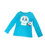 Disney T Shirt Girls 6 Long Sleeves Blue NWT Coco Sequin Pink - £14.10 GBP