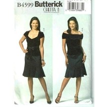 Butterick Sewing Pattern 4599 Misses Top Skirt Petite Size 14-20 - $9.89