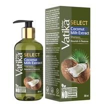 DABUR Vatika Select Coconut Milk Extract Shampoo | Nourish &amp; Restore, 300ml - £21.02 GBP