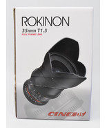 ROKINON Cine DS 35mm T1.5 AS IF UMC for Sony E - $376.53 CAD