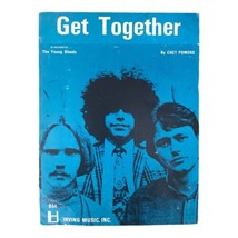 1963 Get Together The Young Bloods Chet Powers Sheet Music Irving Publishing 12&quot; - £13.45 GBP