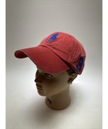 Polo Ralph Lauren Vintage Hat Cap Red &amp; Blue Big Pony #3 MCMLXVII Strapback - £23.55 GBP