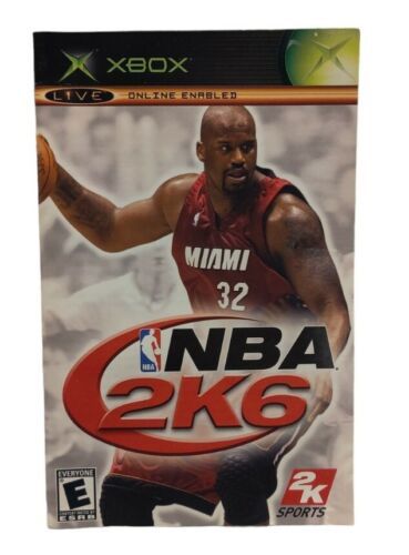 XBOX 360 NBA 2K6 MANUAL ONLY - $1.99