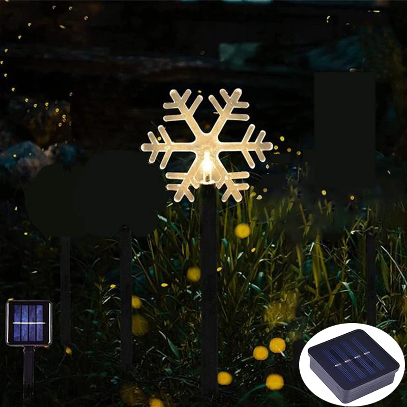 Christmas Solar Light 5PCS Led Stake Light Waterproof Outdoor Lights For Garden  - £67.90 GBP