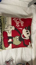 Disney direct Mickey Mouse Hello Folks Pillow 16” By 16” - $24.70